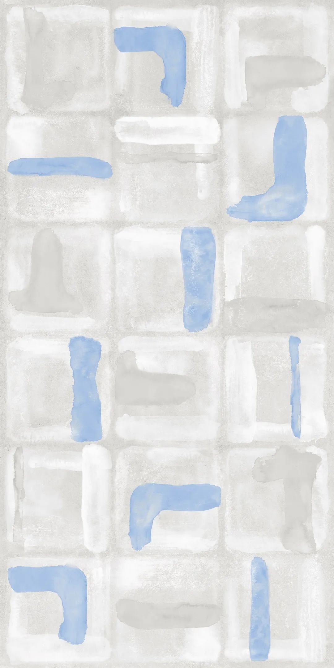 鹰牌2086现代砖，青花，绽放在现代艺术上的一抹蓝